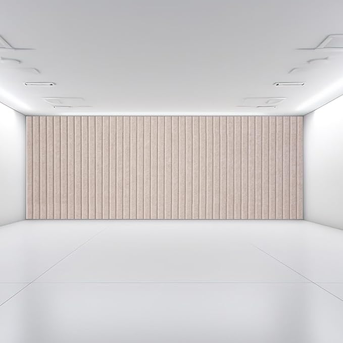 Large Cork Board Alternative-12 Pcs Self-Adhesive Felt Bulletin Board Tiles, Felt Pin Board Cork Board Tiles for Home Office Wall Decor, Tack Board 47"x35" (Camel Brown