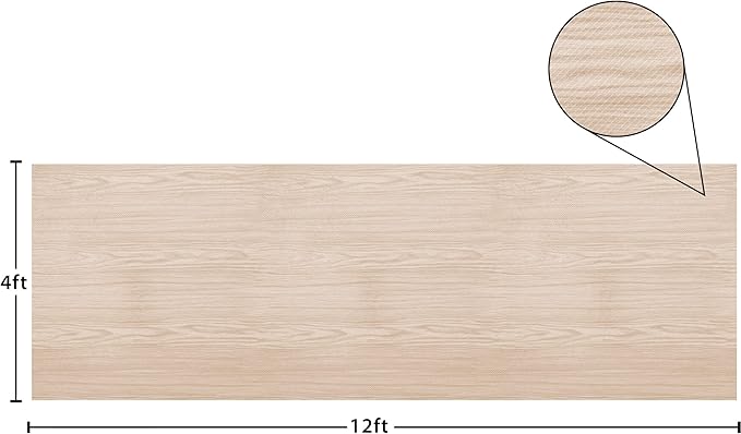 Light Maple Wood Better Than Paper Bulletin Board Roll, 4 feet x 12 feet (Pack of 2)