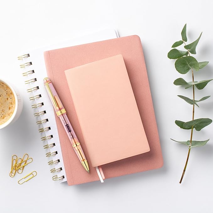 Cross Bailey Light Translucent Pink Sapphire Resin Rollerball Pen - Professional Pen for Effortless Writing - Journaling, Note-Taking & More - Black Ink - Easy Handling - Includes Gift Box