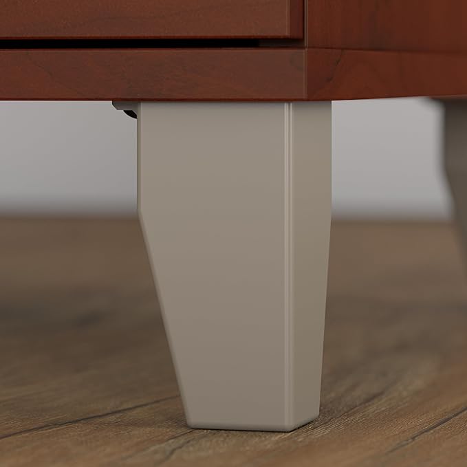 Bush Furniture 72-inch Home Office Desk with Drawers, Large Computer Table for Personal Workspace, Somerset Collection, Hansen Cherry