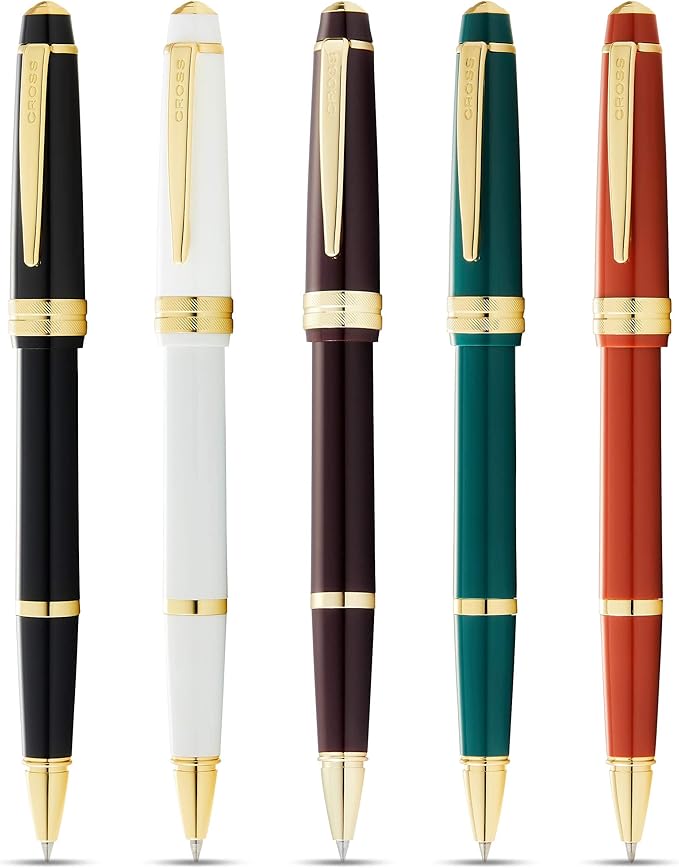 Bailey Light Amber Resin Rollerball Pen