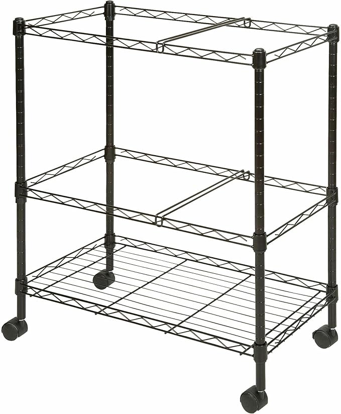 Lorell LLR45650 Mobile Wire File Cart