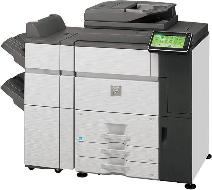 Sharp MX-6240N High-Speed A3 Color Laser Multifunction Copier - 62ppm, Copy, Print, Scan, 2 Trays, Tandem Tray, FN19 Stapler Finisher (Renewed)