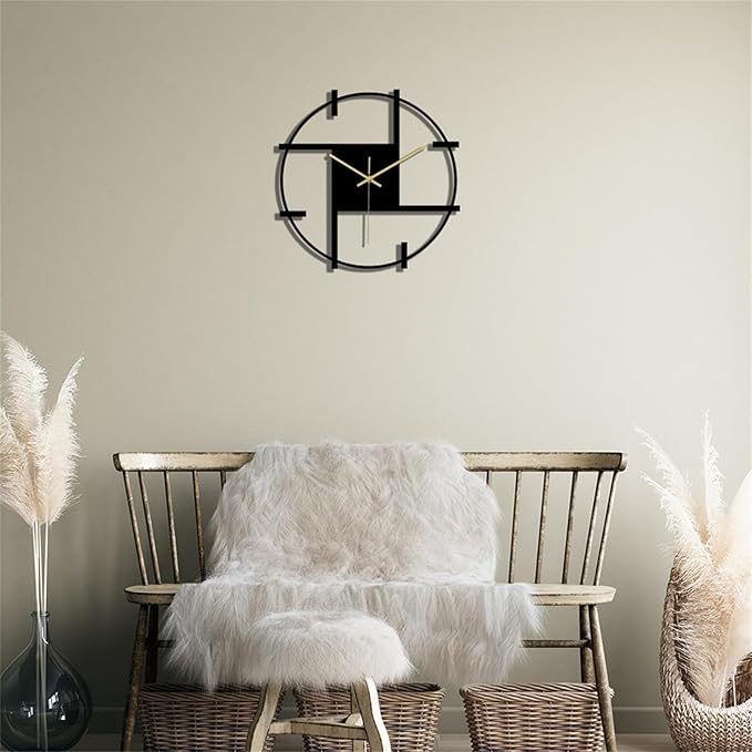 Wall Clock Accurate Timekeeping Wall Clock Not Ticking Battery Operated Wall Clock Minimalistic Wall Clock for Kitchen Offices Clock (Jscc014 A)