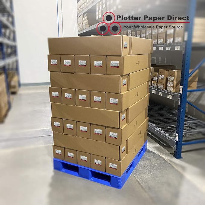 Plotter Paper Direct 36in x 75ft Premium Polyester Matte Canvas Roll, 500 Denier, Quick Dry, Wide Format Inkjet Printer Compatible, Perfect for Fine Art, Photography, Archival Quality Prints