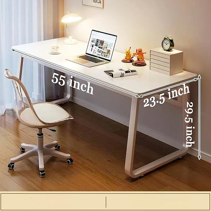 Modern Desk 55 Inch Computer Table Simple Style Office Writing Desk Industrial Office Table