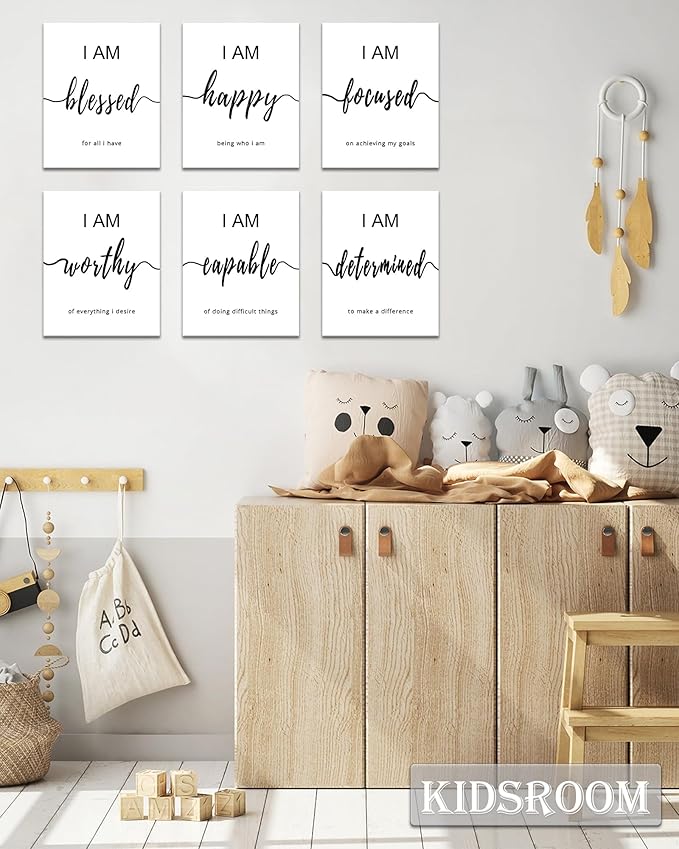 Drsoum Inspirational Wall Art Office Decor, Motivational Wall Art Prints for Office Bedroom Living Room Classroom, 8"x10",FRAMED