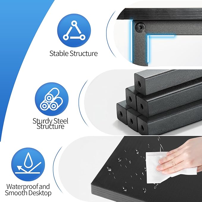 43Inch Corner Computer Desk, Gaming Desk with Reversible Storage Shelves Left/Right,Small L Shaped Desk with 2-Tier Shelves & Adjustable Feet Pad for Home Office Gaming (39 Inch)