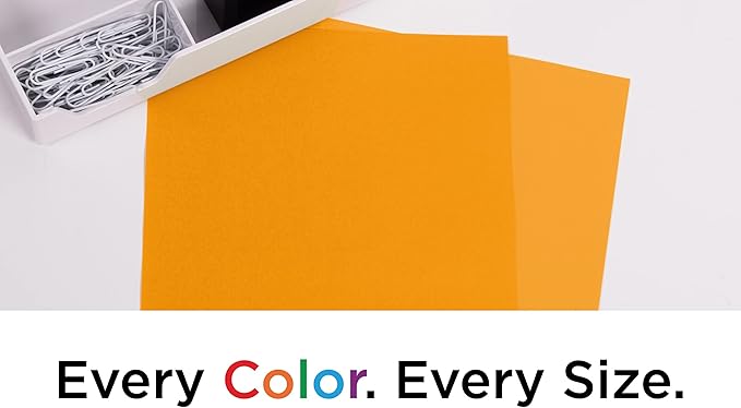 JAM PAPER Legal Colored 24lb Paper - 90 gsm - 8.5 x 14 - Ultra Orange - 100 Sheets/Pack