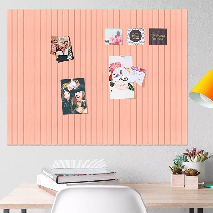 Large Bulletin Board 48"x36" Cork Boards for Walls, 12 Pack Felt Wall Panels Photo Board, Cork Board for Office Home Pin Board