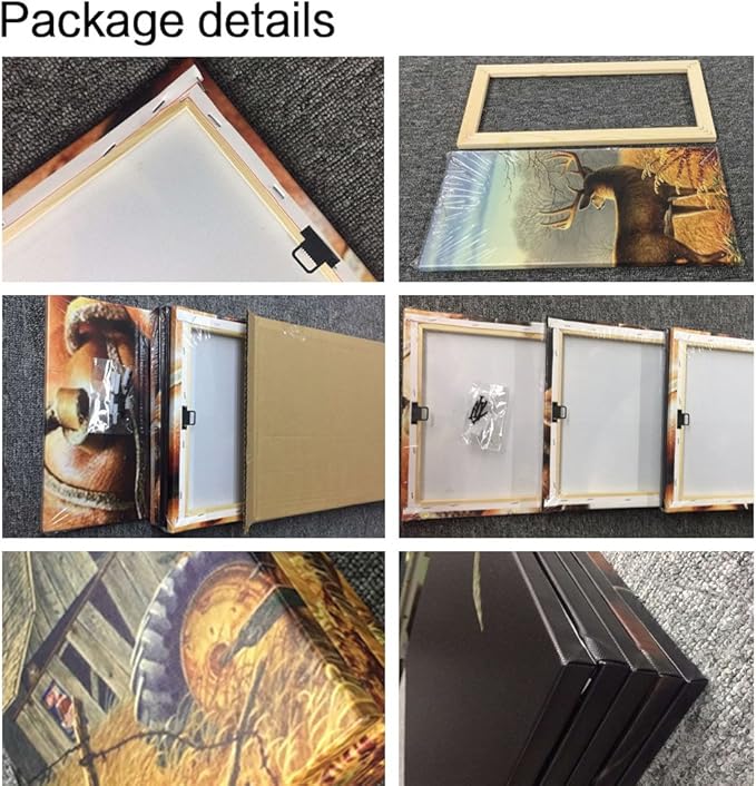 Canvas Wall Art Modern 1 Panel Abstract Poster Blue Yellow and Green Prints on Canvas Native Americans House Canvas Decor for Living Room Wall Art Decor Stretched and Framed Ready to Hang 36x24 in