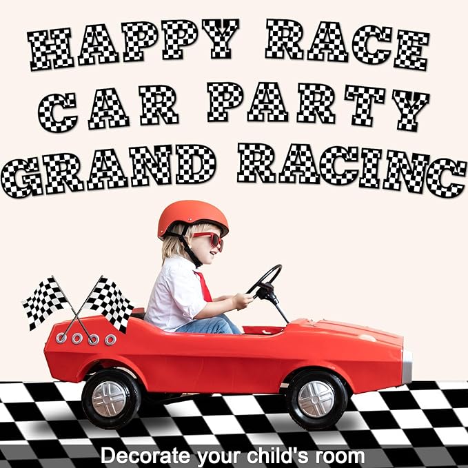 150 PCS Large 6" Bulletin Board Letters Set, Checkered Classroom Alphabet Cutout Letter for Black White Racing Bulletin Board Display Home School, A Great Helper to Inspire Students' Learning Interest