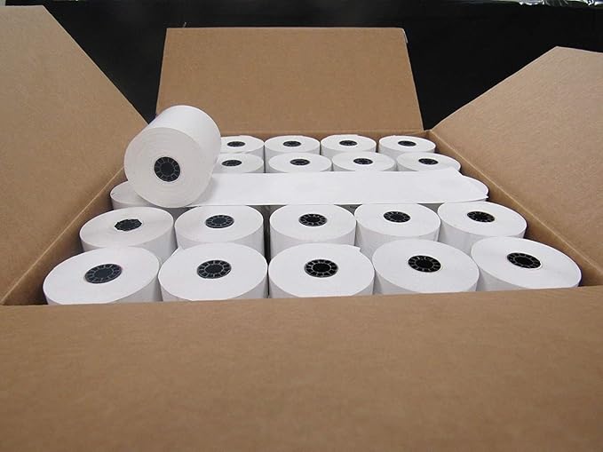 Thermal paper roll 3 1 8' x 230 Hypercom T77-T, T77TH (50 Rolls) Y