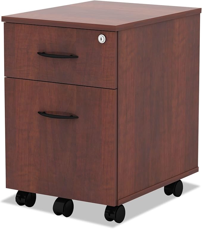 Alera ALE Valencia Series Mobile B/F Pedestal, 15 7/8 x 19 1/8 x 22 7/8, Med. Cherry