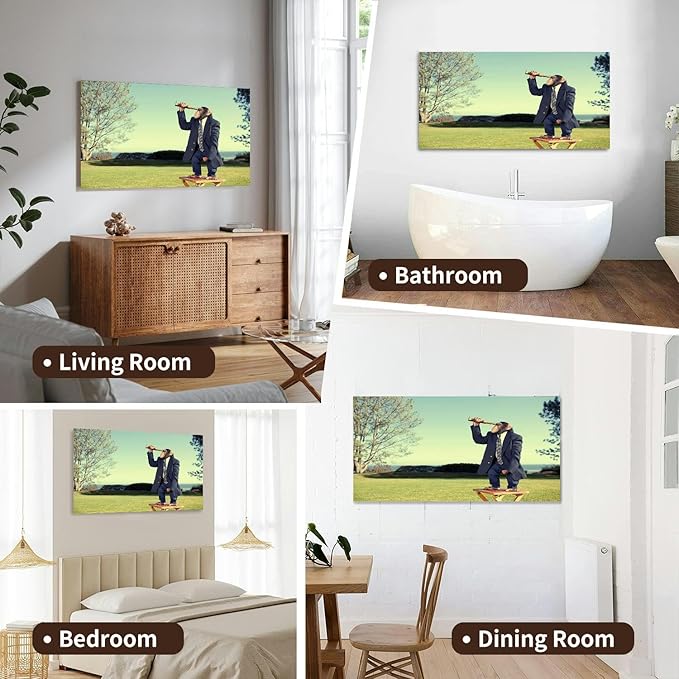 Canvas Wall Art for Living Room Bedroom Business Vision Big Large Wall Art Decor Framed Painting Wall Pictures Prints Artwork Office