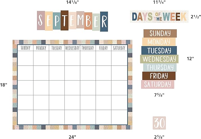 Teacher Created Resources Everyone is Welcome Calendar Classroom Bulletin Board Decor (TCR7119)