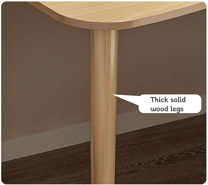 BK&MF Modern Wooden Simple Computer Desk with Drawer,Portable Writing Gaming Desk Stable Study Table Multi-Functional for Small Spaces Home Office,E,100x50x73cm(39x20x29inch)
