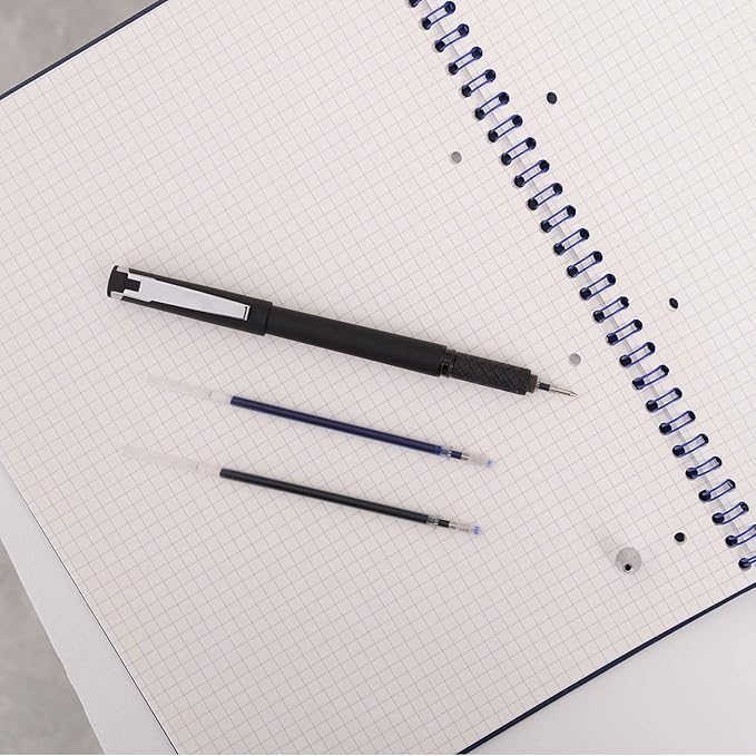 MiSiBao Gel Ink Rollerball Pens Refills Medium Point Pens Refill Work Pen Smooth Writing for Office, Pack of 20 (15 Black Ink and 5 Blue Ink)