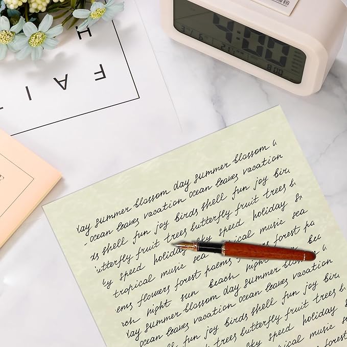 90 pcs Parchment Paper, 8.5 x11 Certificate Paper, 80 GSM Double-Sided Stationery Paper for Resumes & Diplomas, Letter Size Diplomas for Printing & Writing
