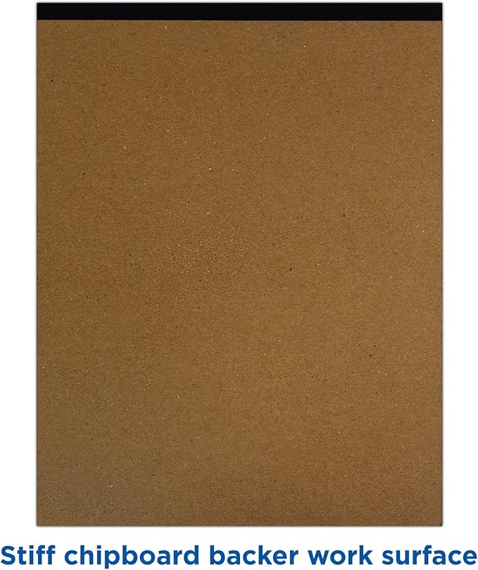 ALVIN 8x8 Grid Cross Section Paper Pad 11"x17" Model 1422-9 Acid-Free for Use with Pencil or Ink Laser Copier and Inkjet Compatible 50 Sheet Pad 11 x 17 Inch