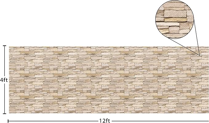 Teacher Created Resources Stacked Stone Better Than Paper Bulletin Board Roll (TCR77038)