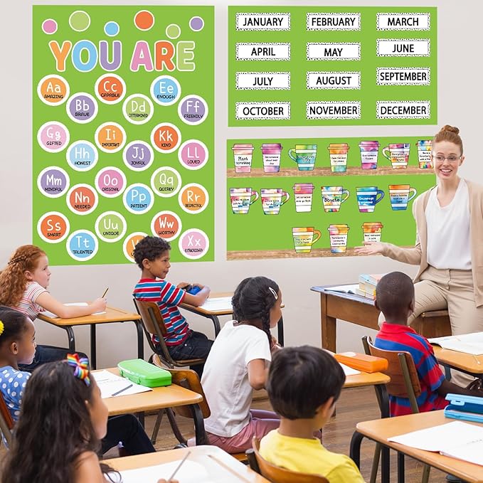 Qyeahkj 17.7in x 20ft Bulletin Board Paper Roll Bulletin Board Background Paper Fade Resistant Classroom Decoration Poster Art Craft Home Wall Education Decor Supplies Lime Green