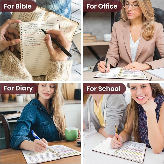 Taja Lined Spiral Journal Notebook for Women & Men, 140 Pages, College Ruled Hardcover Notebook for Work & Note Taking, Journals for Writing, A5(5.7" x 7.9") – Burgundy