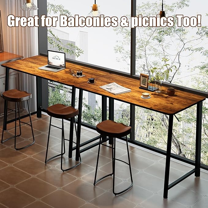 31.5" Folding Desk for Small Spaces, Foldable Computer Table for Home Office, Study,Bedroom,Dorm,Craft, Space Saving,Small Writing Work Office Compact Computer Desk,Easy Assembly,Rustic Brown