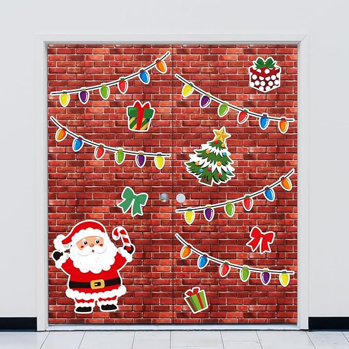 Cinrobiye Bulletin Board Roll Reusable Non-Woven Fabric Background Roll Waterproof Erasable Fade Resistant Wrinkle Poster for Home Classroom Decor Crafts Wrapping (Red Brick)