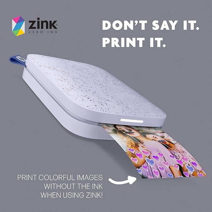 HP Sprocket 2x3" Premium Zink Sticky Back Photo Paper (100 Sheets) Compatible with HP Sprocket Photo Printers.