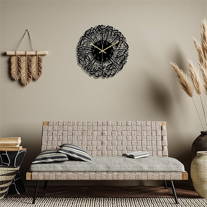 Wall Clock Accurate Timekeeping Wall Clock Not Ticking Battery Operated Wall Clock Minimalistic Wall Clock for Kitchen Offices Clock (Jscc013 A)