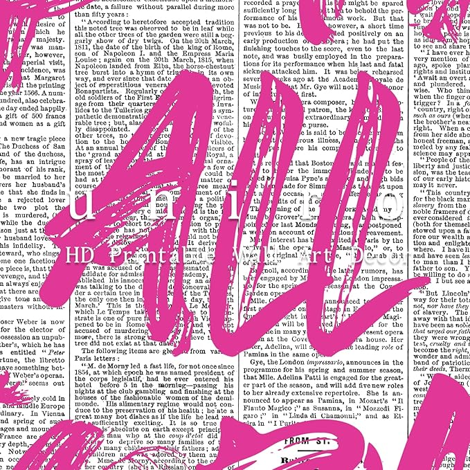 uniro What If It All Works Out Newspaper Print Vintage Trendy Wall Art Cute Typography Poster Affirmations Apartment Aesthetic - 8x10 Unframed