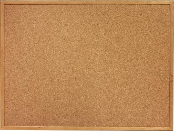 Cork Board 6 x 4 Oak frame bulletin board