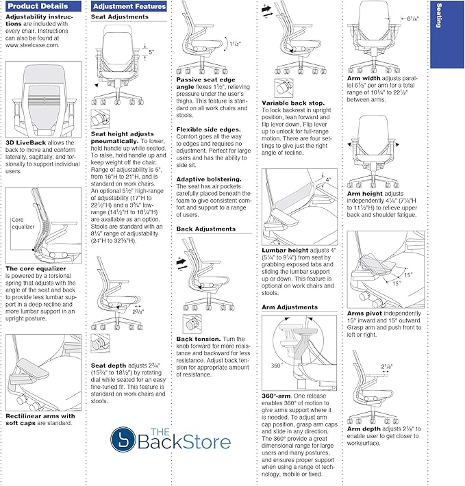 Steelcase Gesture Office Desk Chair with Headrest Cogent Connect Canary Yellow Fabric High Black Frame Hard Floor Casters