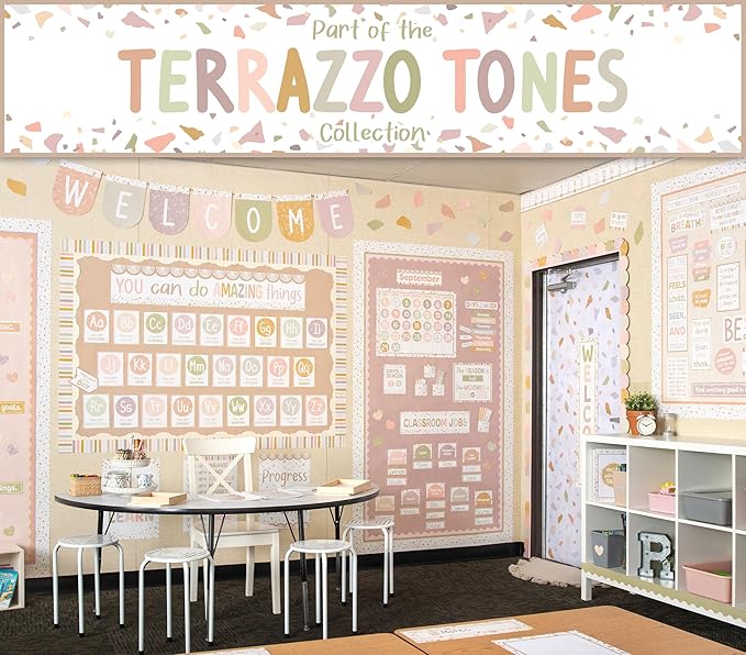 Teacher Created Resources Terrazzo Tones Our Birthdays Mini Bulletin Board (TCR7208)