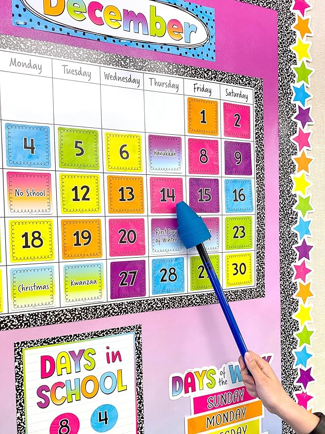 Teacher Created Resources Brights 4Ever Calendar Bulletin Board (TCR6921)