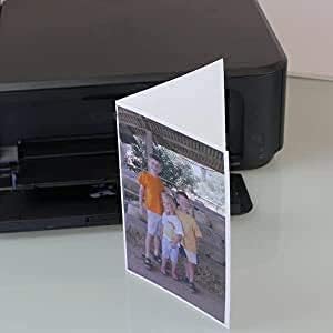 PPD Greeting Card Paper, Printable Greeting Cards With Envelopes for Inkjet Printer, 8.5 x 11 Blank Half Fold to 5.5 x 8.5 Custom Cards for Birthday, Wedding, Invitations, Thank You Note (20 Sheets)