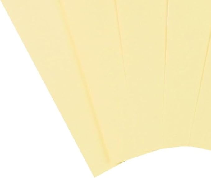 Staples Cover Stock Paper 67 lbs 8.5-Inch x 11-Inch Canary 250/Pack, For Office, School & Home
