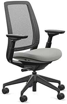 Steelcase Series 2 Office Chair, Air Back, Wheels for Hard Flooring, Era Fabric (Night Owl)
