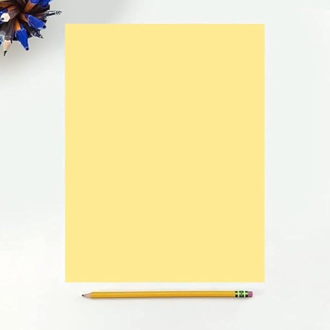 Colored Copy Printing And Writing Paper, 20 pound (75 GSM) 8.5" X 11", Letter Size, 500 Sheets Per Ream. (Buff)