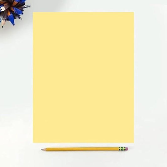 Colored Copy Printing And Writing Paper, 20 pound (75 GSM) 8.5" X 11", Letter Size, 500 Sheets Per Ream. (Buff)