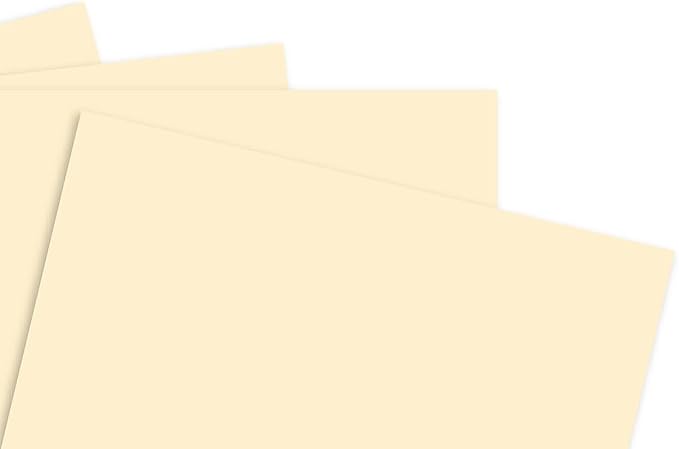 Staples Cover Stock Paper 67 lbs 8.5-Inch x 11-Inch Ivory 250/Pack, For Office, School & Home