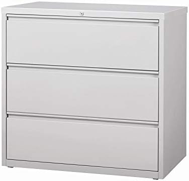 Hirsh Industries 42" Wide Three-Drawer Lateral File - Gray 14999