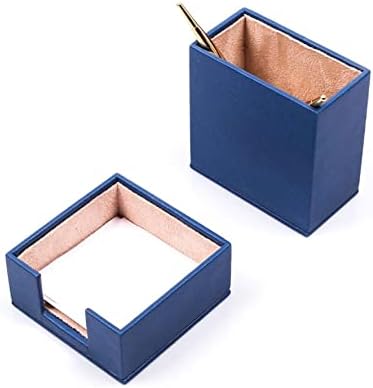 Leather 10 Pieces Desk Set with Double Document Tray Desk Organizer Office Accessories Desk Accessories Office Desk Pad Pen Box (I)