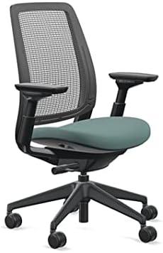 Steelcase Series 2 Office Chair, Air Back, Carpet Casters, Cogent Fabric (Peacock)