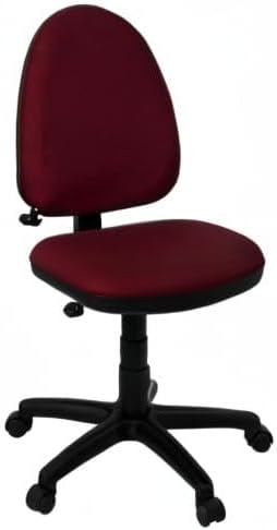 Flash Furniture Mid-Back Burgundy Fabric Multifunction Swivel Ergonomic Task Office Chair with Adjustable Lumbar Support