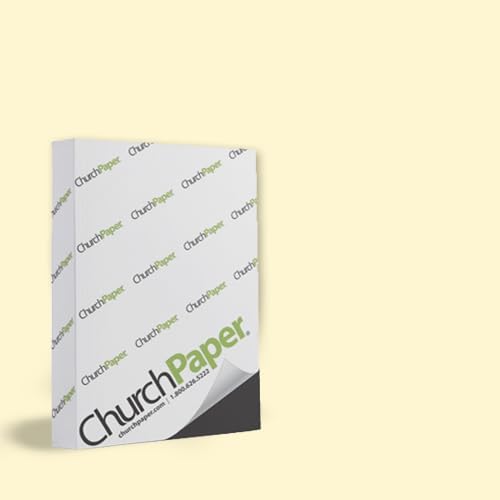 Church Paper Cream Short Grain Paper 20/50lb 11 x 8.5 Text (2 Ream Bundle) S11-20-19-2