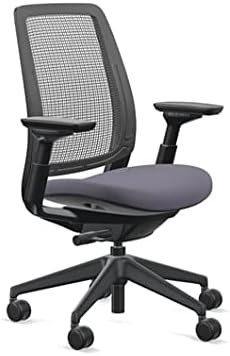 Steelcase Series 2 Office Chair, Air Back, Carpet Casters, Cogent Fabric (Aubergine)
