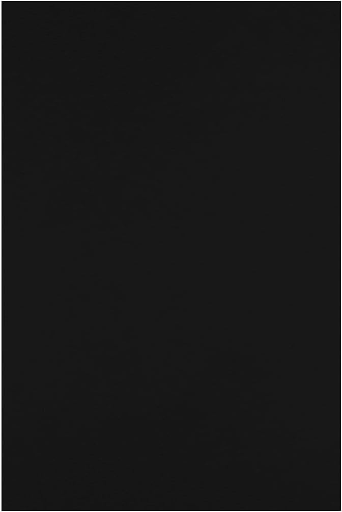 LUXPaper 12" x 18" Paper | Midnight Black | 80lb. Text | 50 Qty