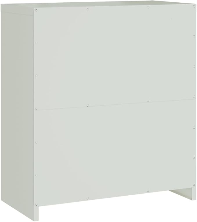vidaXL File Cabinet Light Grey Powder-Coated Steel Medium File Cabinet